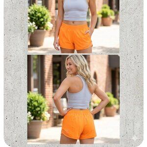 Lululemon Speed Up HR Shorts Womens 4Orange Athleisure Gym Used once